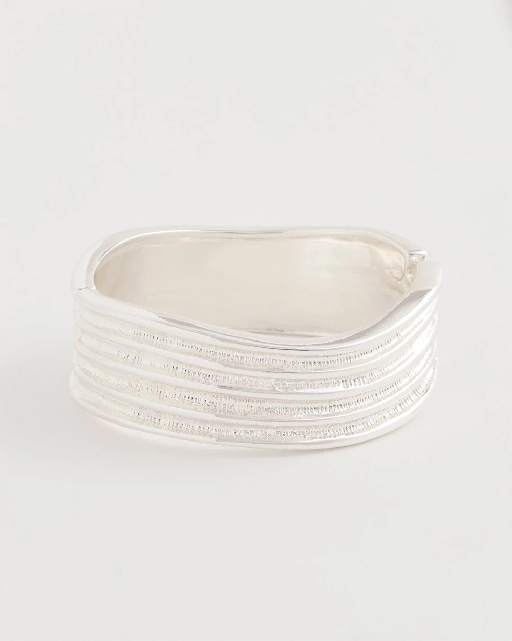 Chico's | Silvertone Cuff Bracelet/ Silver