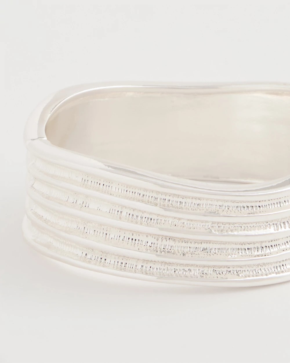 Chico's | Silvertone Cuff Bracelet/ Silver