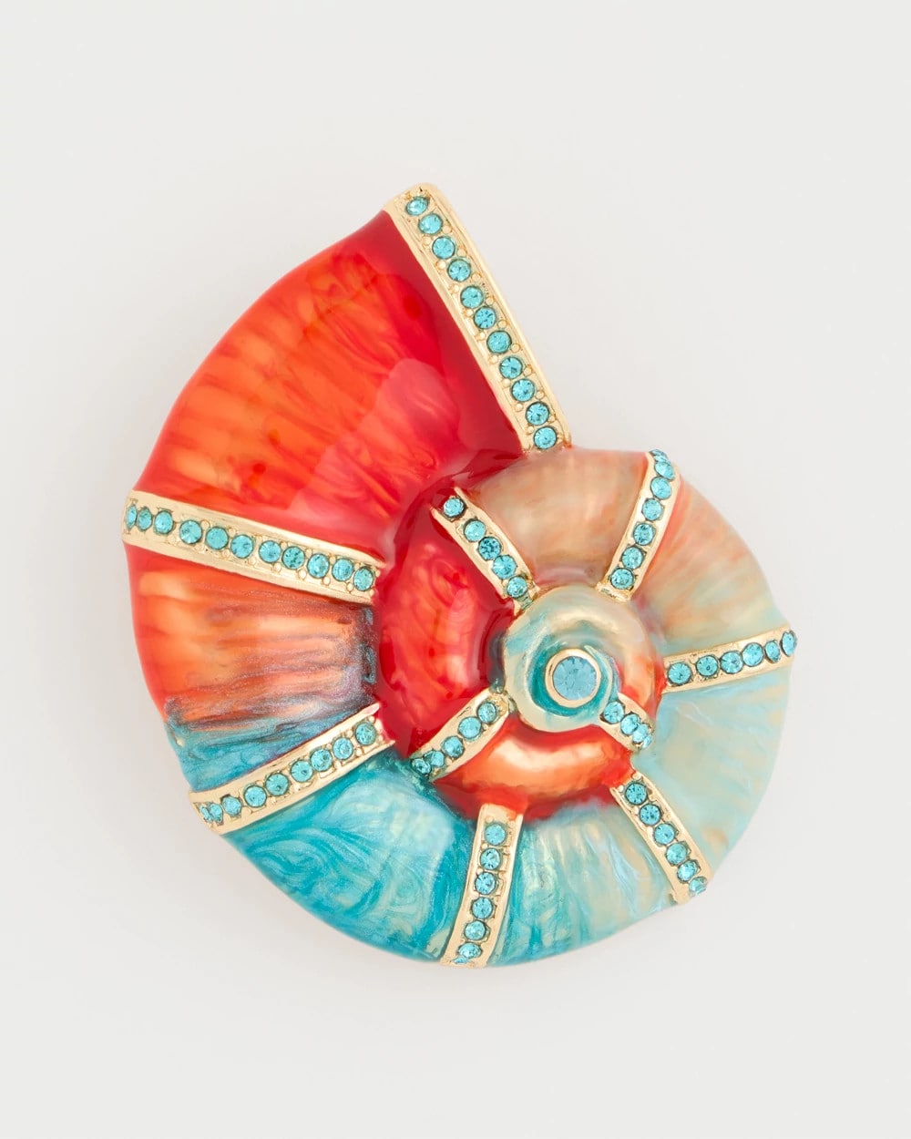 Chico's | Conch Shell Brooch/ Multi