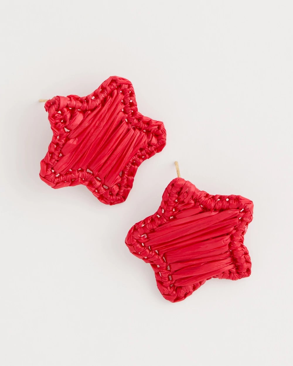 Chico's | Americana Red Star Stud Earrings/ Red