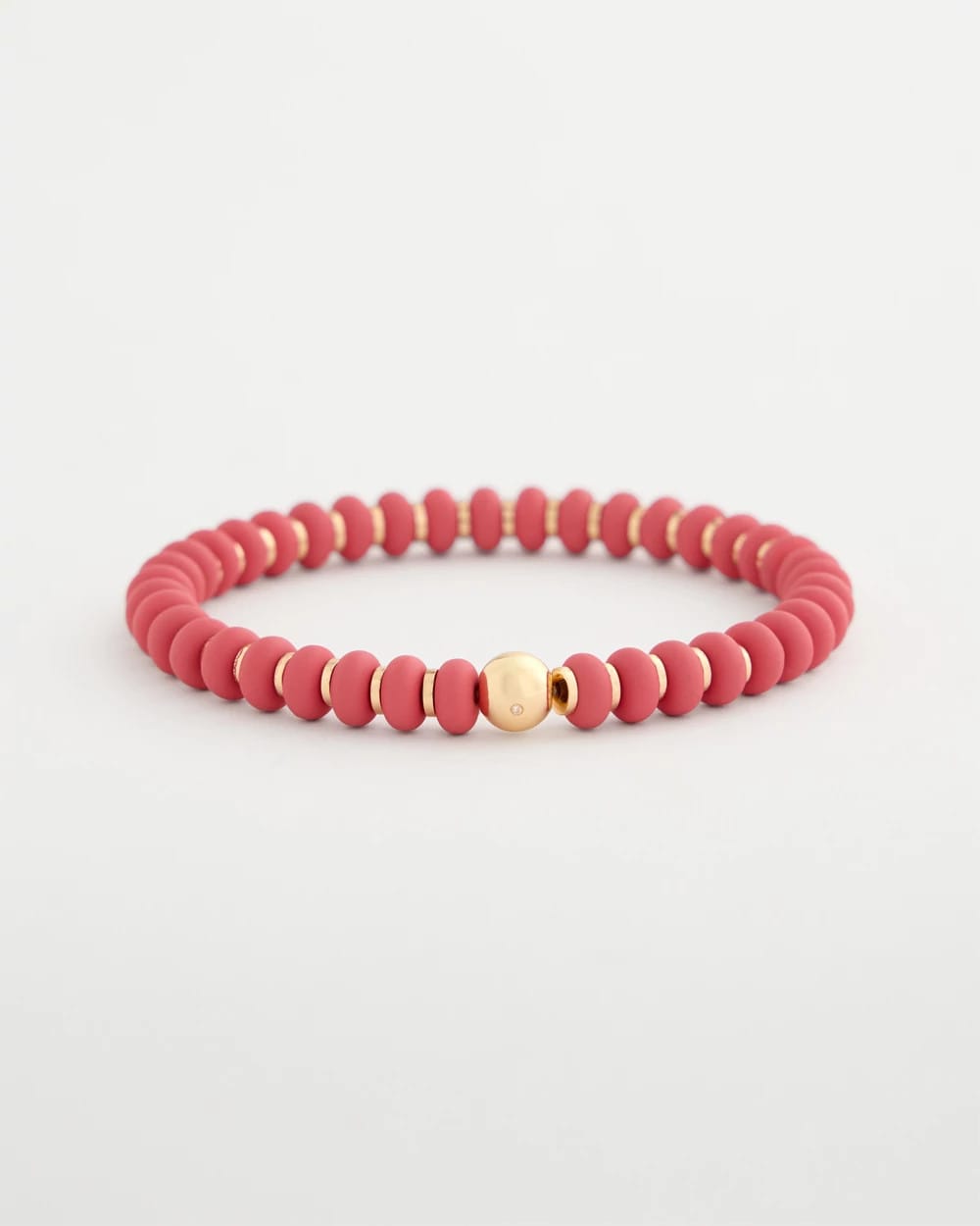 Chico's | Coral Inspired Round Stretch Bracelet/ Coral