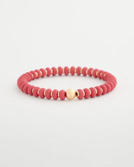 Chico's | Coral Inspired Round Stretch Bracelet/ Coral