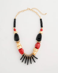 Chico's | Chico's Originals Mixed-Media Bib Necklace/ Multi