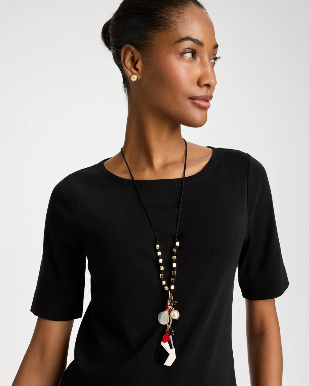 Chico's | Corded Short Pendant Necklace/ Multi