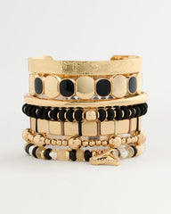 Chico's | Glam Neutral Slice Stretch Bracelet/ Neutral