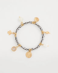 Chico's | Beachy Charm Stretch Bracelet/ Black