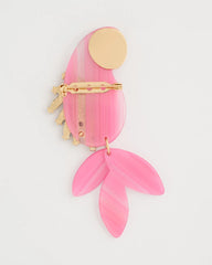 Chico's | Chic Pink Parrot Brooch/ Pink