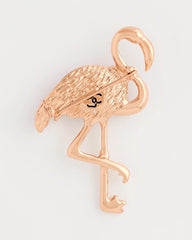 Chico's | Faux Pink Diamond Flamingo Brooch/ Pink