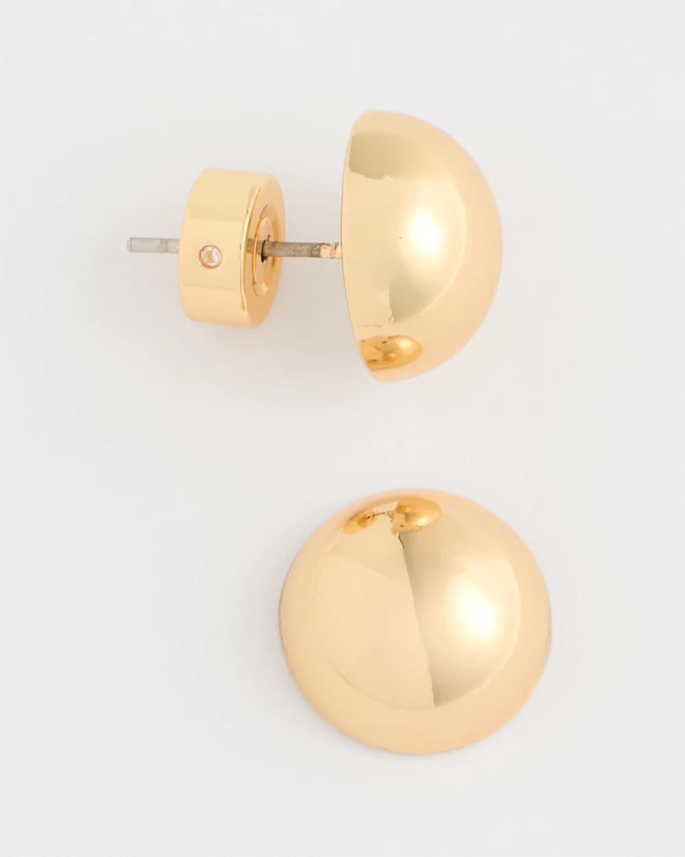 Chico's | Mini Goldtone Sphere Stud Earrings/ Gold