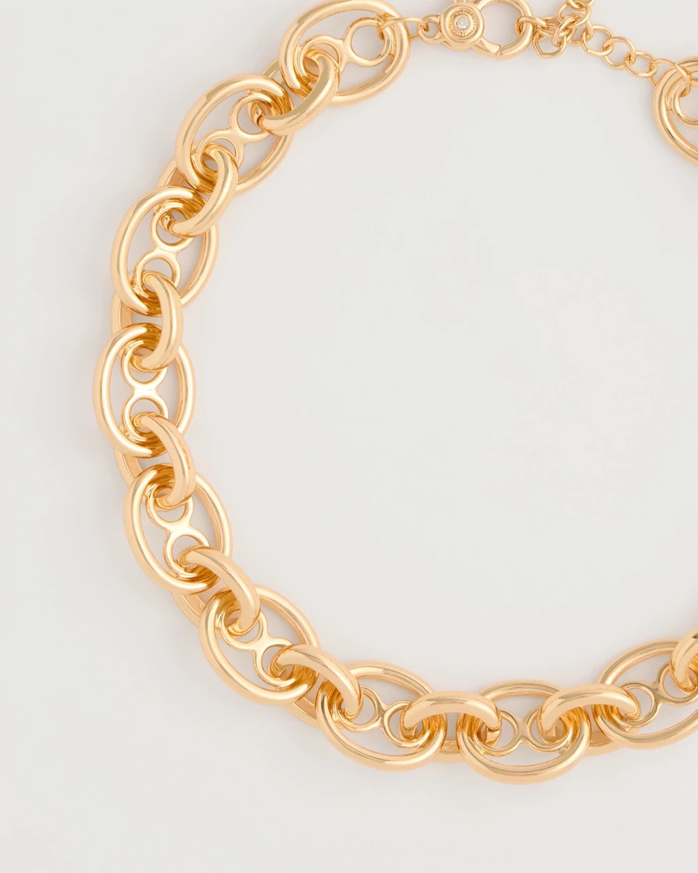 Chico's | Mariner Goldtone Link Necklace/ Gold