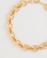 Chico's | Mariner Goldtone Link Necklace/ Gold