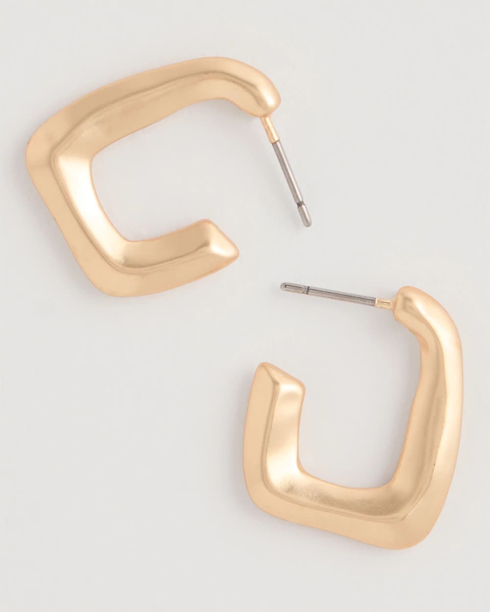 Chico's | Mini Goldtone Square Earrings/ Gold
