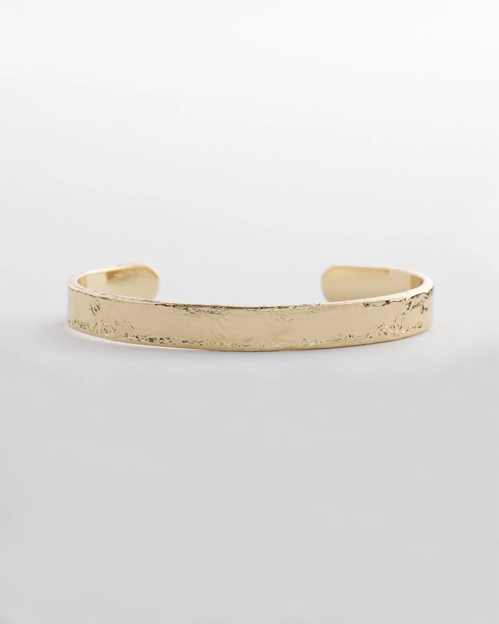 Chico's | Goldtone Flexible Cuff Bracelet/ Gold