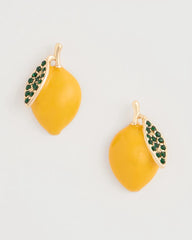Chico's | Luxurious Lemon Stud Earrings/ Yellow