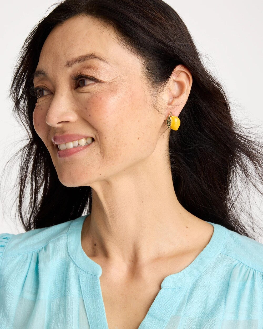 Chico's | Luxurious Lemon Stud Earrings/ Yellow