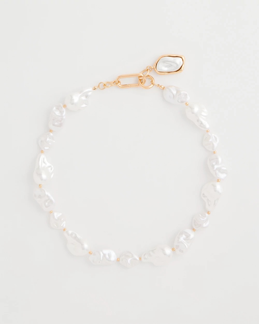 Chico's | Siren Faux Pearl Y-Necklace/ Pearl