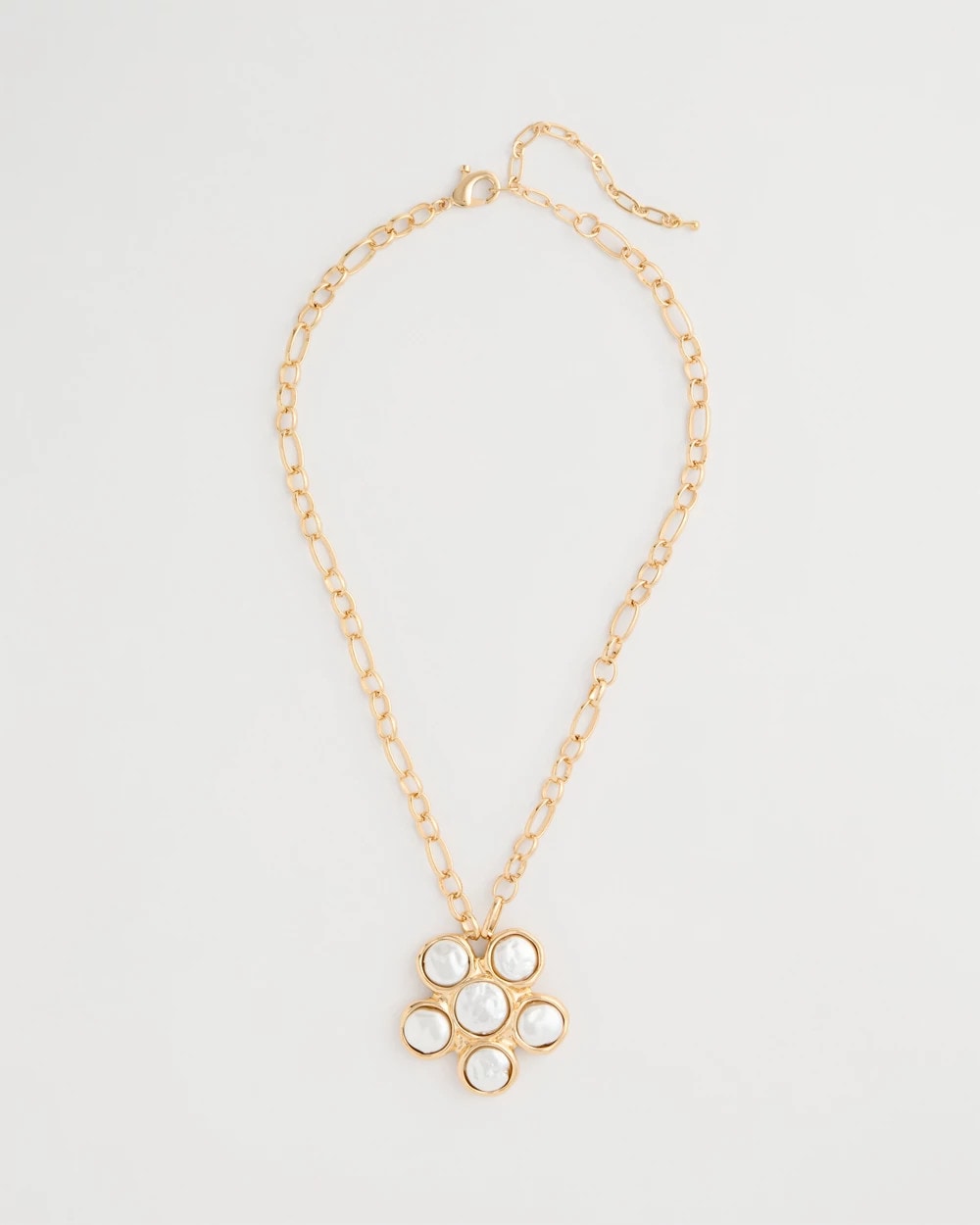 Chico's | Siren Faux Pearl Pendant Necklace/ Pearl