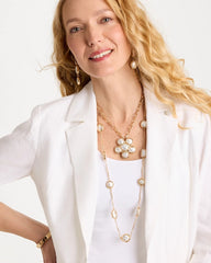 Chico's | Siren Faux Pearl Pendant Necklace/ Pearl