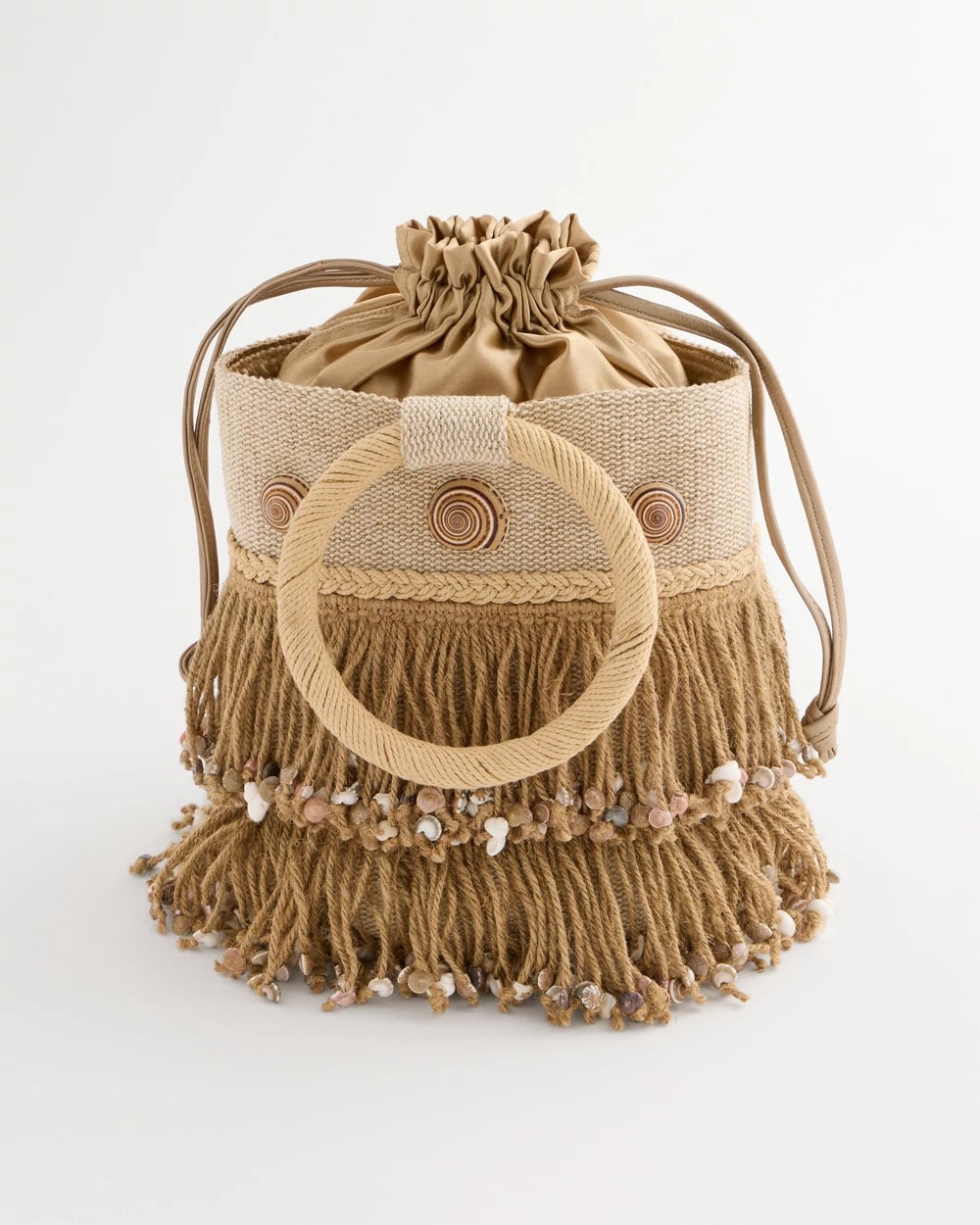 Chico's | Chico's Originals Bamboo Bucket Bag/ Natural