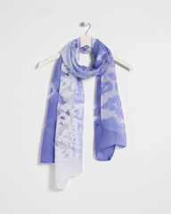 Chico's | Ombre Burnout Oblong Scarf/ Blue