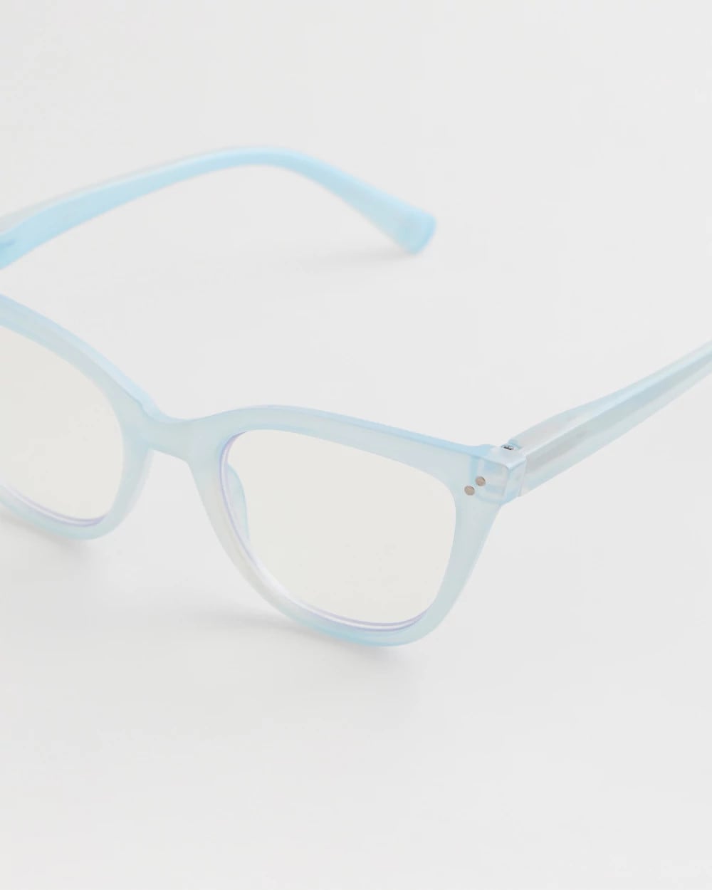 Chico's | Pearlescent Cat Eye Readers/ Light Blue