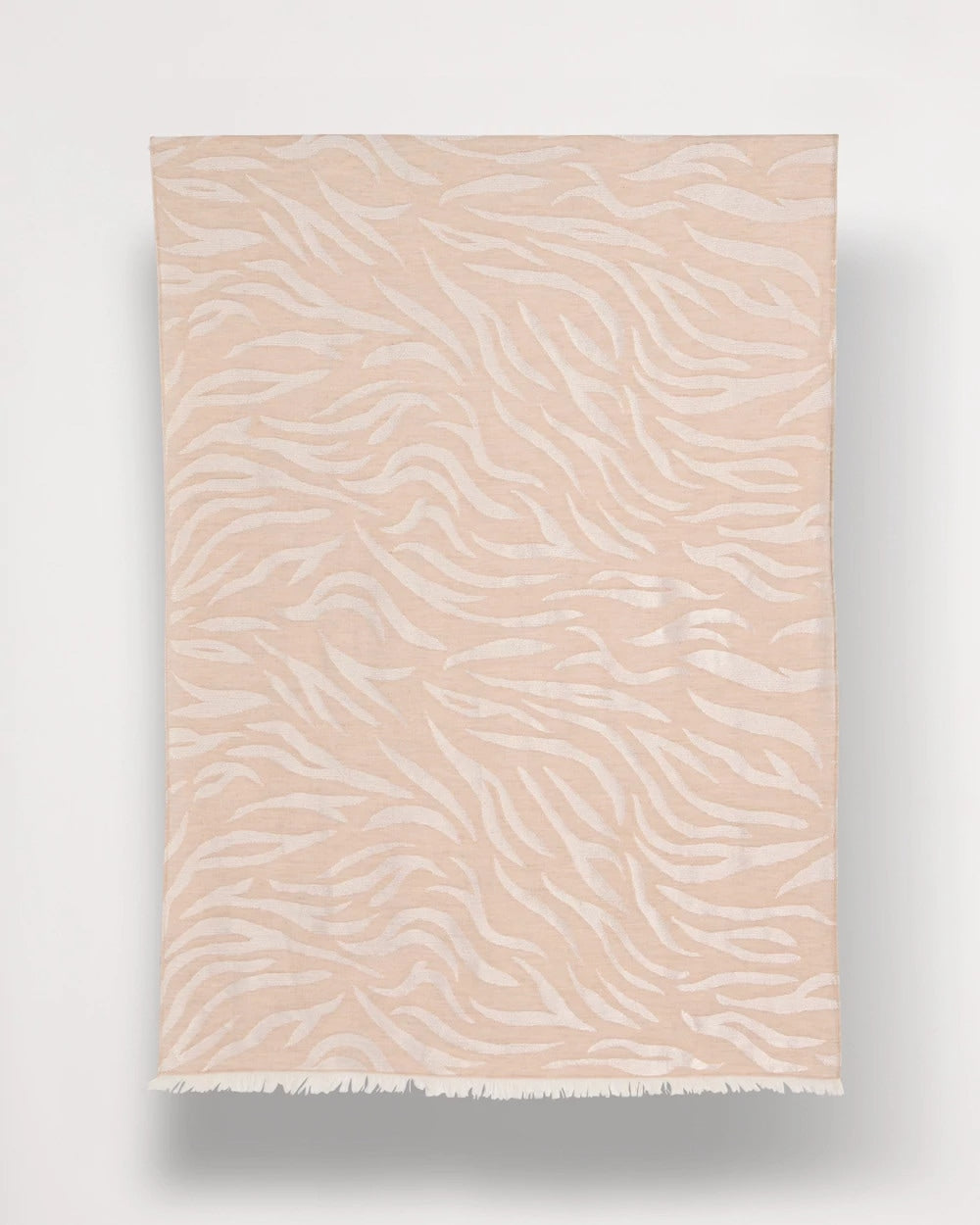 Chico's | Neutral Zebra Jacquard Oblong Scarf/ Neutral
