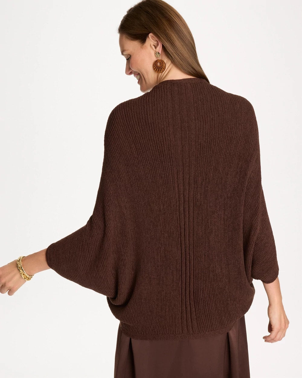 Chico's | Knit Cocoon/ Deep Brown