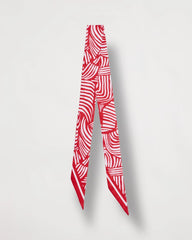 Chico's | Printed Skinny Scarf/ Cherry Lush