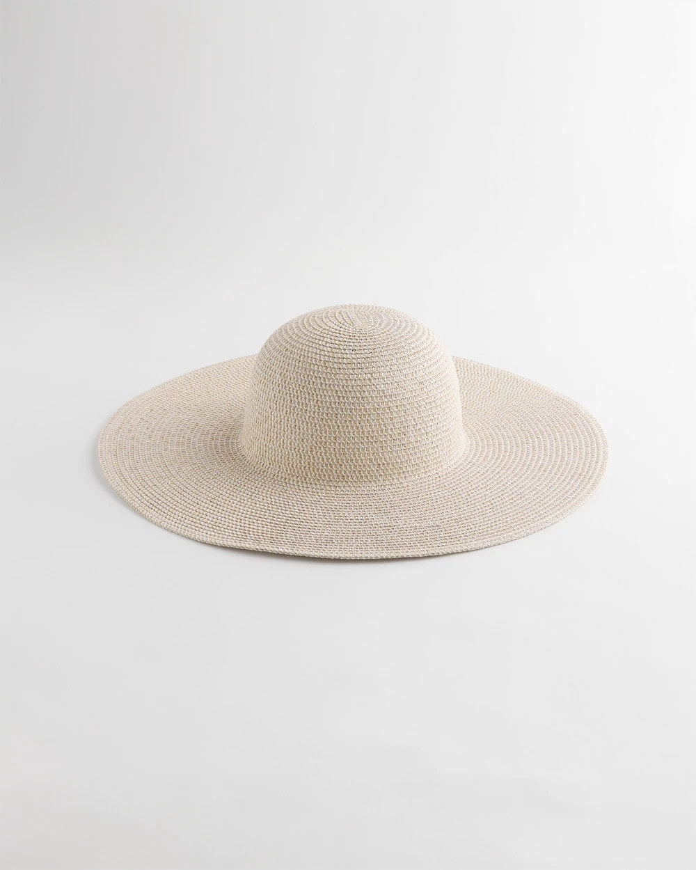 Chico's | Metallic Straw Sun Hat/ Neutral