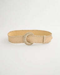 Chico's | Chic Metallic Shine Stretch Belt/ Gold