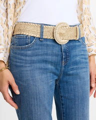 Chico's | Chic Metallic Shine Stretch Belt/ Gold