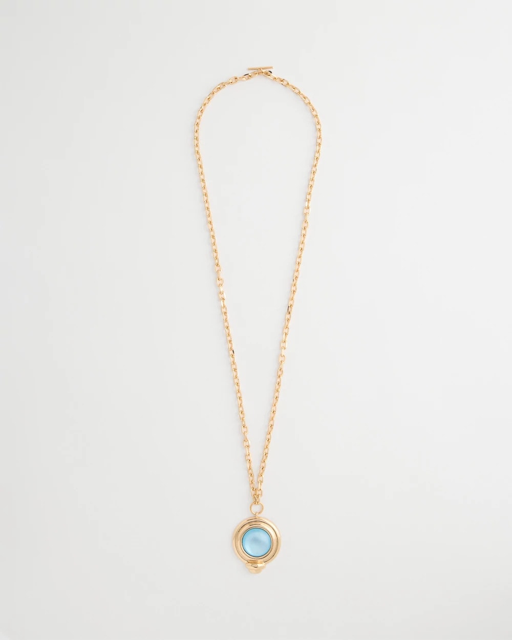 Chico's | Twice As Nice Aqua Pendant Necklace/ Aqua