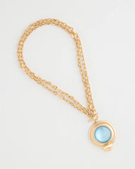 Chico's | Twice As Nice Aqua Pendant Necklace/ Aqua