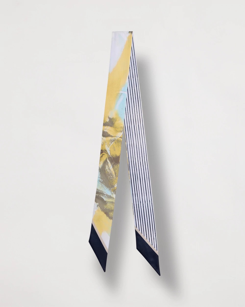 Chico's | Striped Skinny Scarf/ Golden Haze