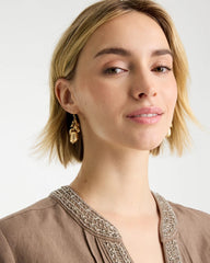Chico's | Goldtone Cluster Earrings/ Gold