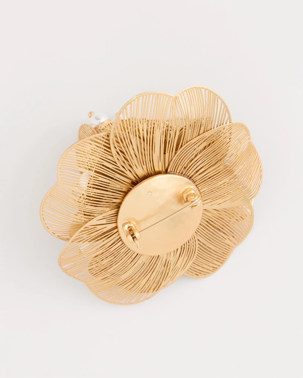 Chico's | Filigree Flower Brooch/ Gold