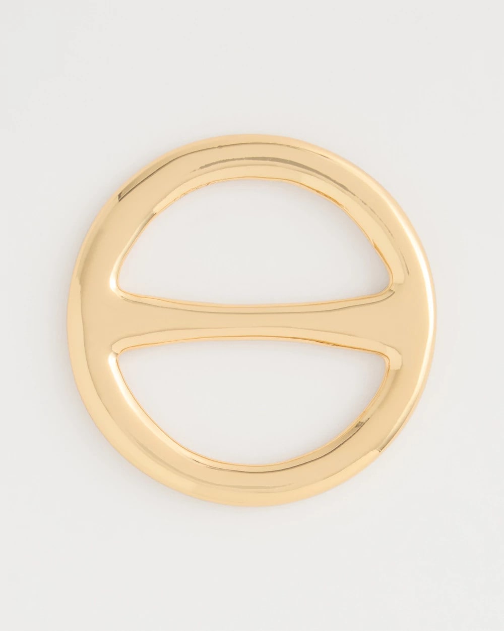 Chico's | Golden Round Scarf Ring/ Gold