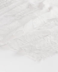 Chico's | Textured Palms Oblong Scarf/ White