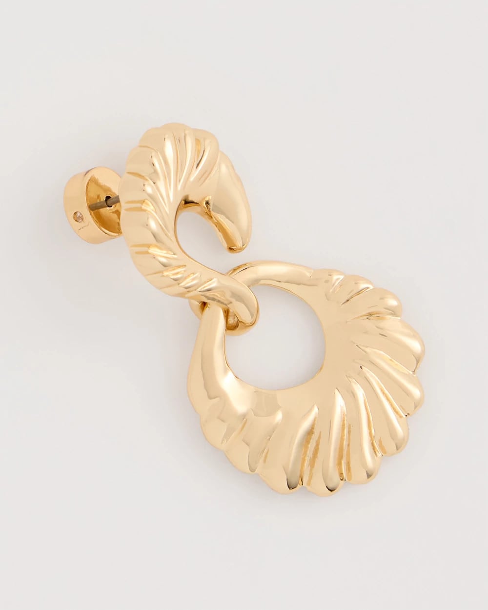Chico's | Golden Doorknocker Earrings/ Gold