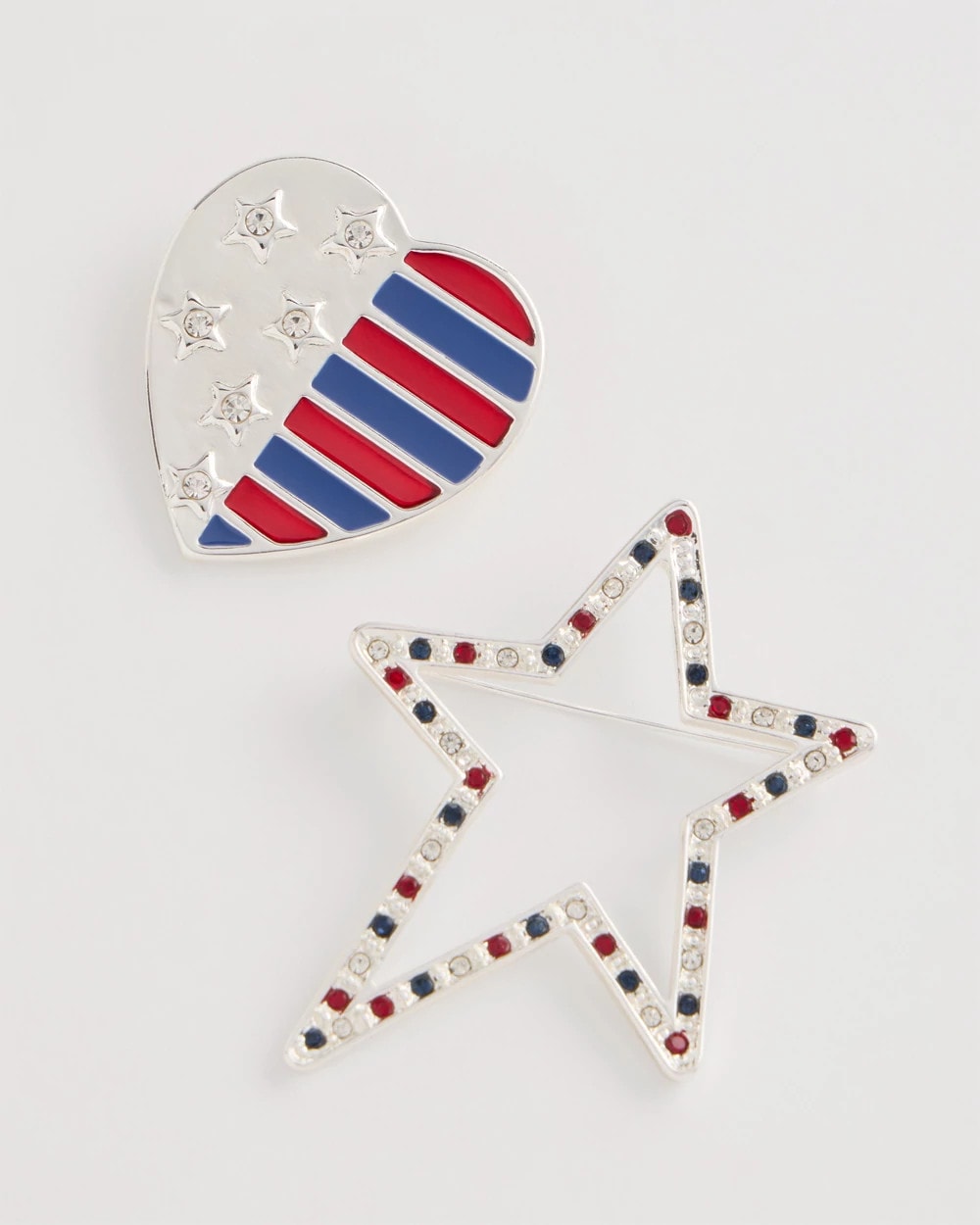 Chico's | Americana Brooch Set of Two/ Multi