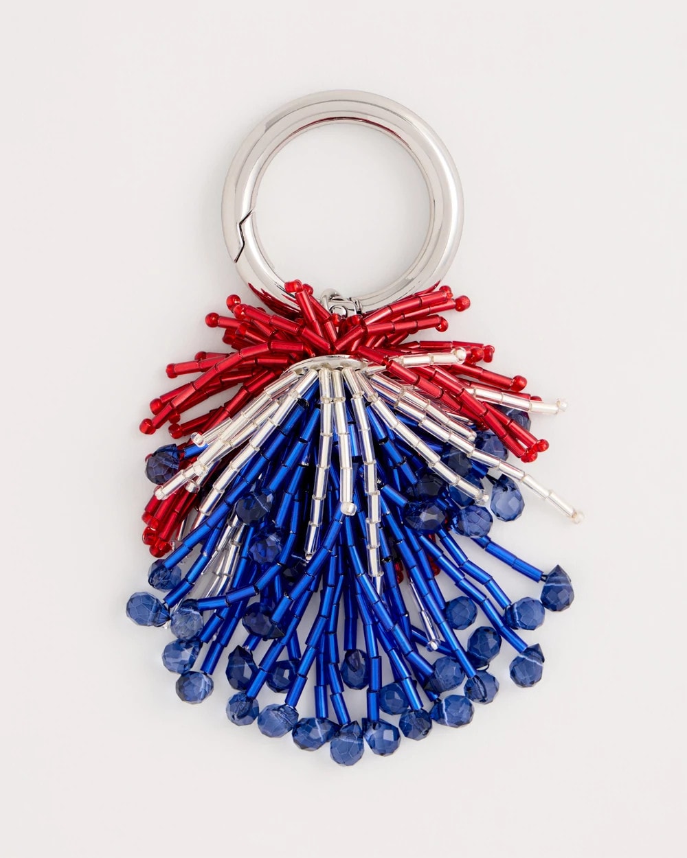 Chico's | Fireworks Bag Charm Key Chain/ Multi