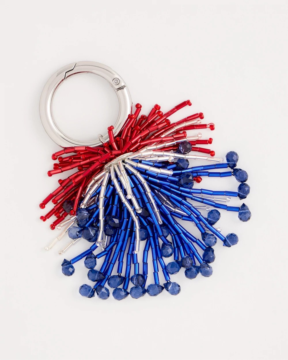 Chico's | Fireworks Bag Charm Key Chain/ Multi
