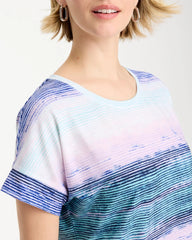 Chico's | Zenergy® Ombre Drop Shoulder Tee/ Pale Sweet Pea