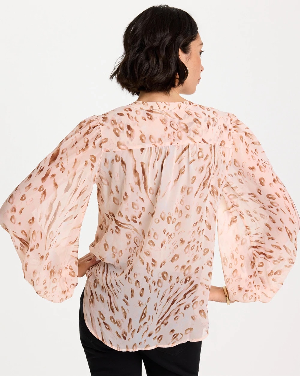Chico's | Georgette Soft Spots Blouse/ Sweet Blossom
