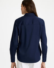 Chico's | No Iron™ Stretch Shirt/ Classic Navy