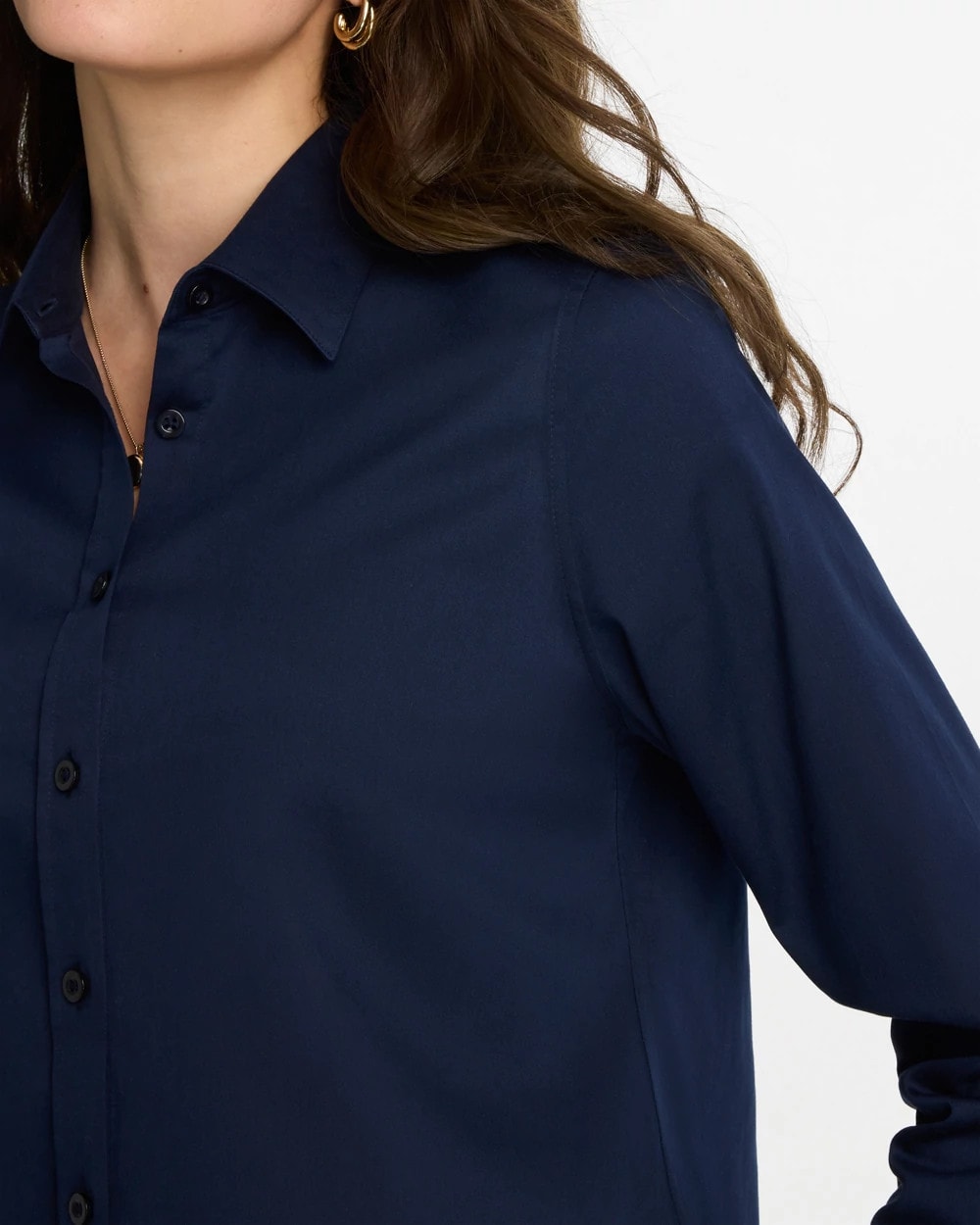 Chico's | No Iron™ Stretch Shirt/ Classic Navy