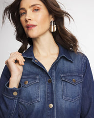 Chico's | Button Down Denim Topper/ Rome Indigo