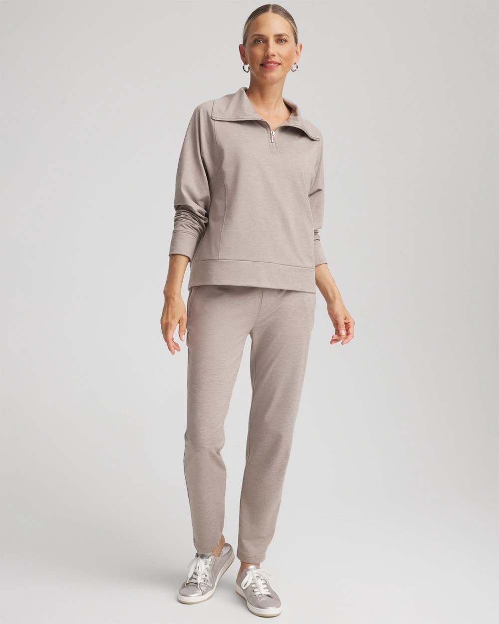 Chico's | Zenergy® Cloud Half-Zip Pullover Top/ Rocky Mountain