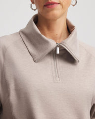 Chico's | Zenergy® Cloud Half-Zip Pullover Top/ Rocky Mountain