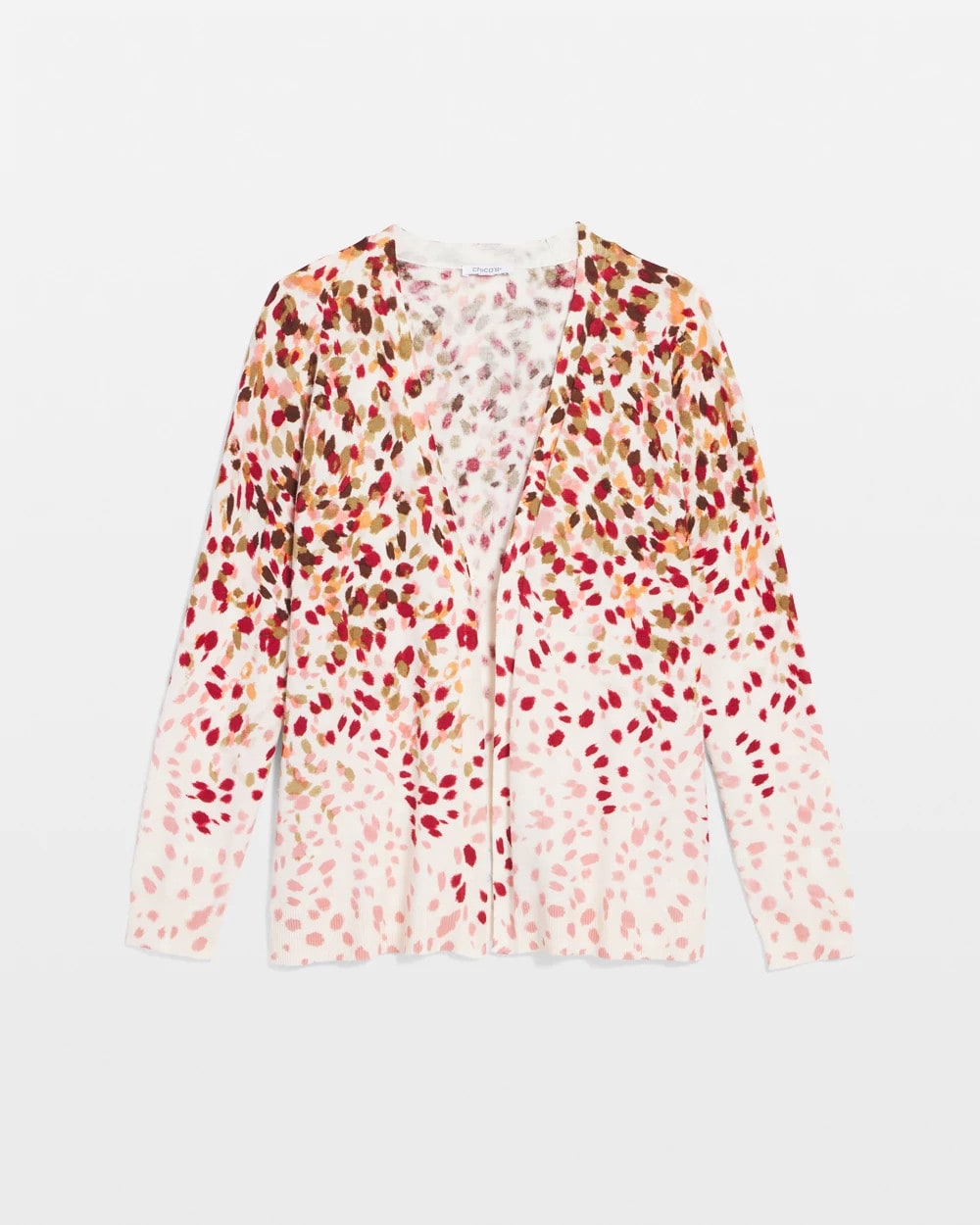 Chico's | Ombré Printed V-Neck Cardigan/ Multi